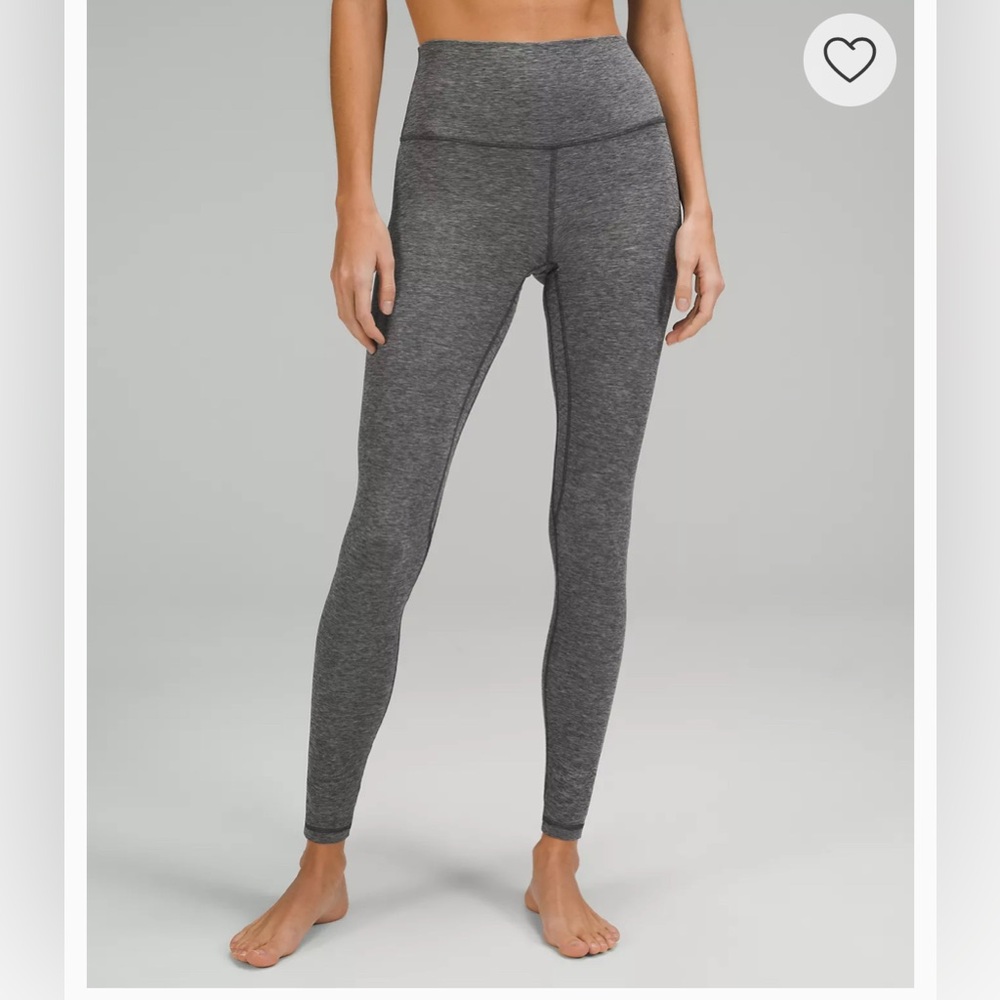 Lululemon Align High-Rise Pant 8 Grey Nulu fabric buttery soft full length